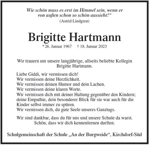 Brigitte Hartmann (+)